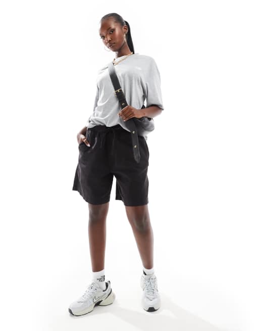 The North Face Evolution oversized T-shirt in light gray