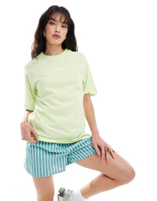 The North Face Evolution Oversized T-shirt In Lime Green