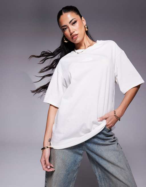 The North Face Evolution oversized T-shirt in white