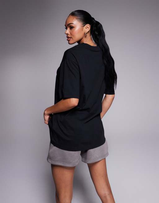 The North Face Evolution oversized tee in black