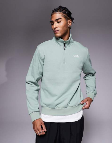 The North Face Evolution quater Zip in green - view 1