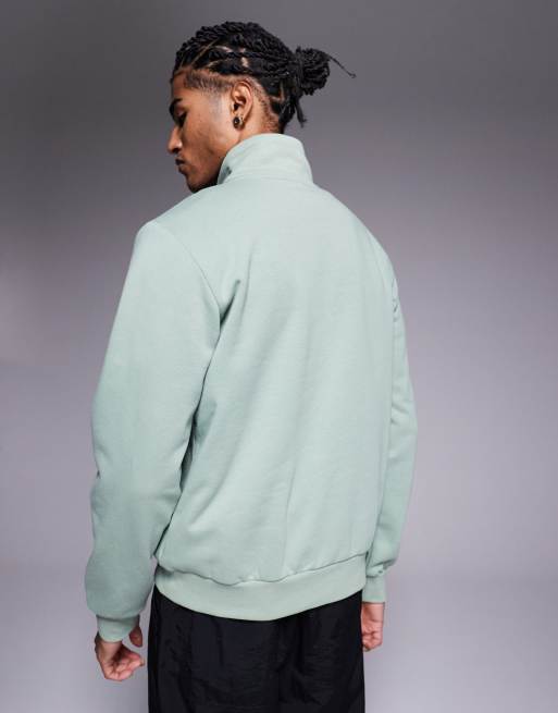The North Face Evolution quater Zip in green, 4 of 4