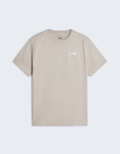 The North Face Evolution simple dome camiseta de corte estándar en stone slab/tnf white, 3 de 4