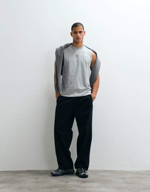 The North Face - Evolution Simple Dome - Camiseta gris tenue jaspeado sin mangas para hombre, 2 de 5