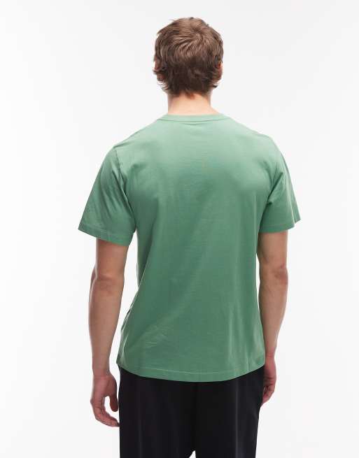 The North Face Evolution Simple Dome logo t-shirt in green, 3 of 5