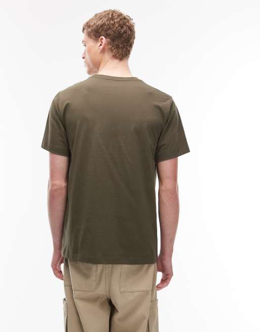 The North Face Evolution Simple Dome logo t-shirt in khaki, 3 of 5