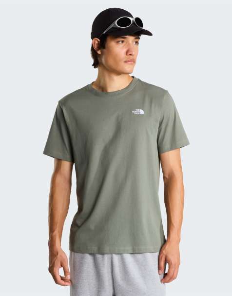 The North Face - Evolution - Simple Dome - Regular-fit T-shirt in agave groen en wit - view 1