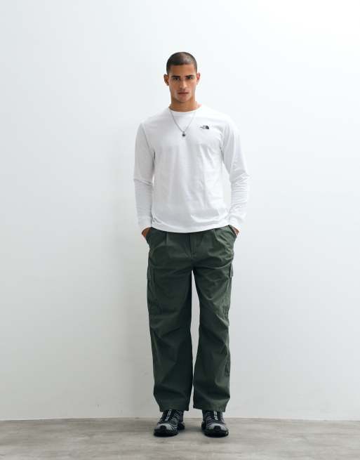 The North Face - Evolution Simple Dome - Regular-fit T-shirt met lange mouwen in wit, 3 van 5