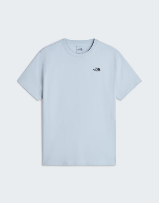 The North Face Evolution simple dome regular t-shirt in frost grey/tnf black, 3 of 4
