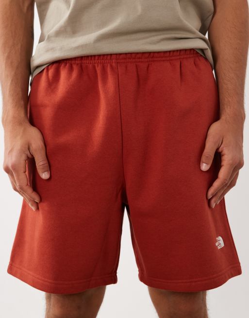The North Face Evolution Simple Dome shorts in dark red, 4 of 5