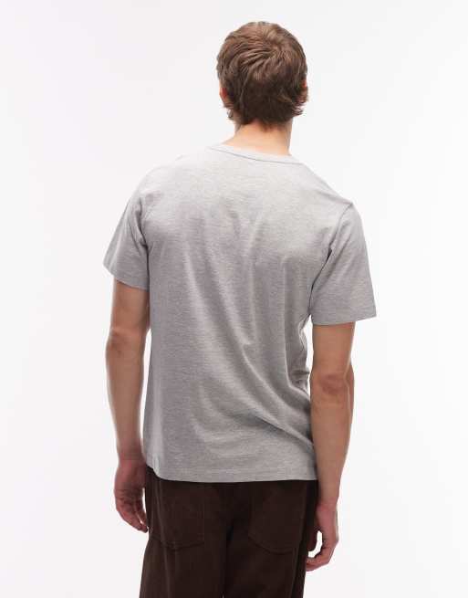 The North Face - Evolution Simple Dome - T-shirt grigio chiaro con logo, 3 di 5