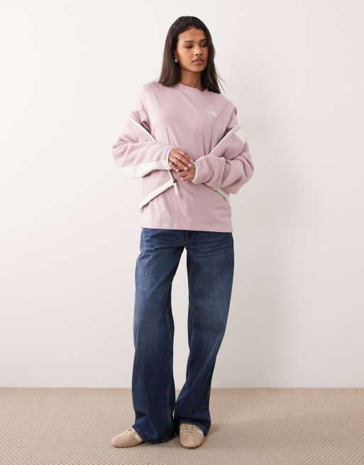 The North Face Evolution Simple Dome t-shirt in light pink, 2 of 4