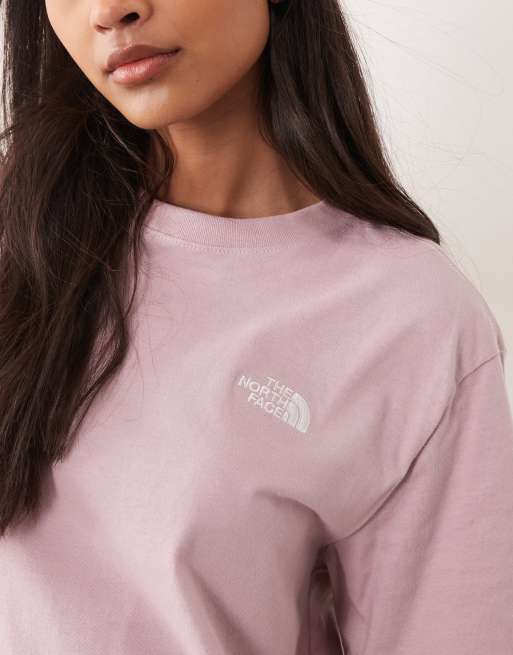 The North Face Evolution Simple Dome t-shirt in light pink, 3 of 4