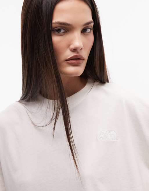The North Face – Evolution Simple Dome – T-Shirt-Kleid in Wollweiß mit Logo, 2 von 4