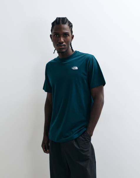 The North Face Evolution Simple Dome t-shirt med korta ärmar i mörkgrön - view 1