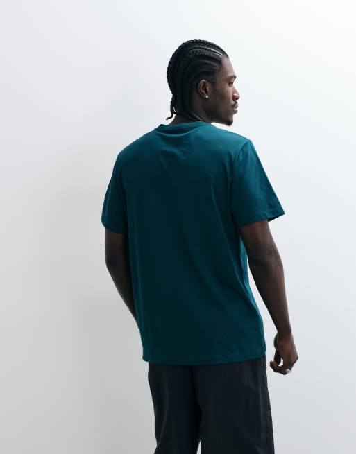The North Face Evolution Simple Dome T-Shirt mit kurzen Ärmeln in Dunkelgrün, 5 von 5