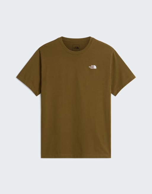 The North Face Evolution simple dome t-shirt regular couleur graine de carvi, 3 de 4