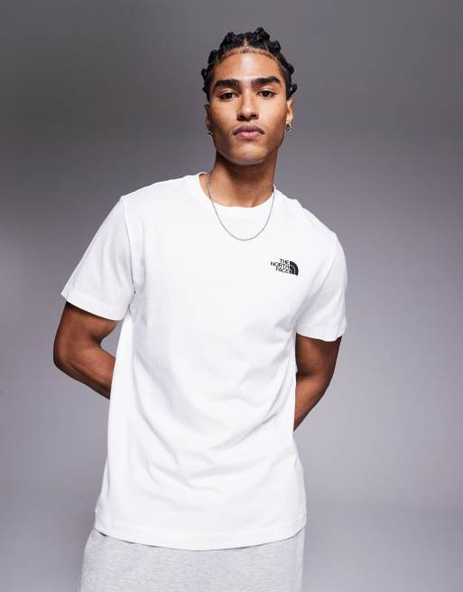 The North Face Evolution sketch back print t-shirt in white