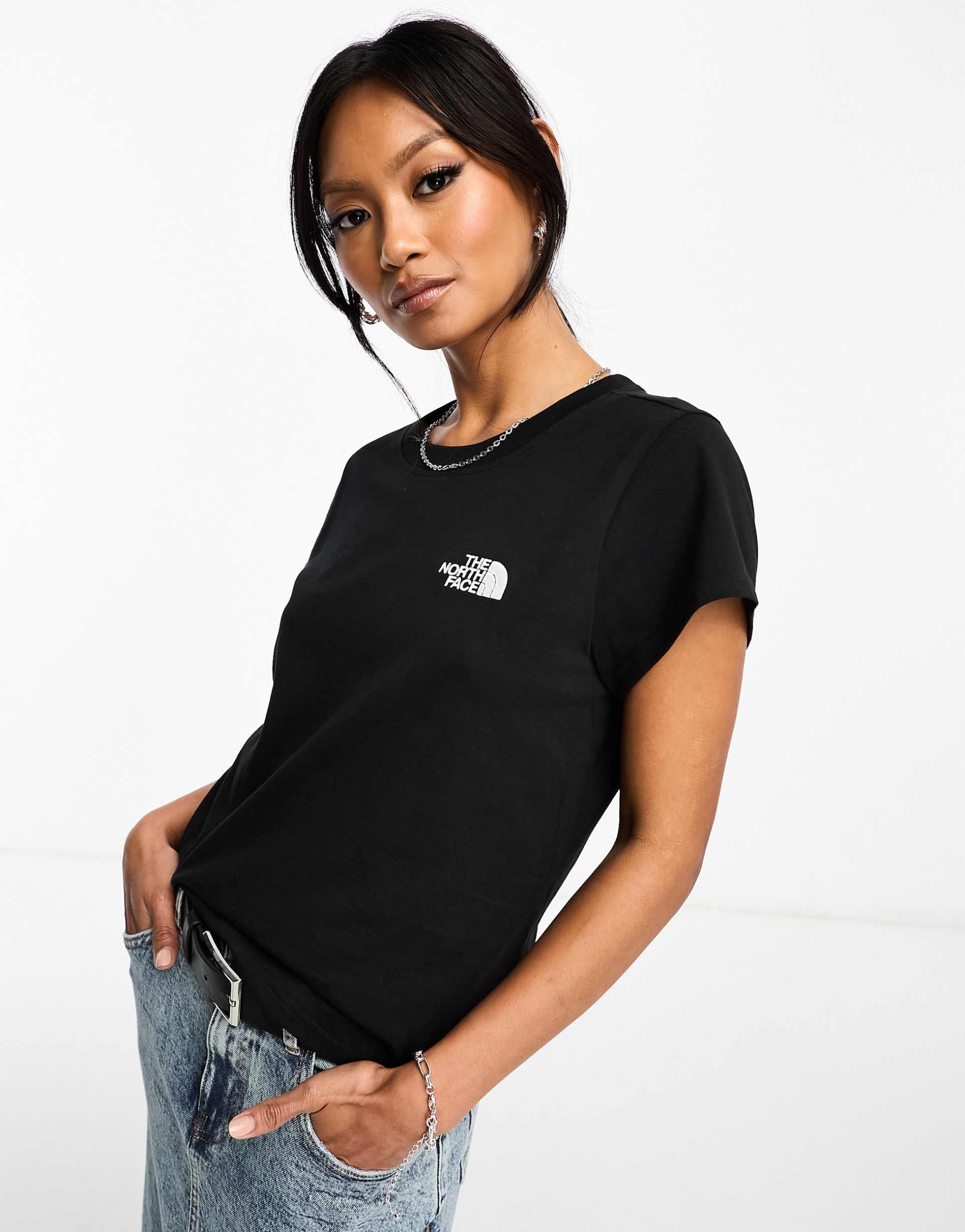 the north face evolution t-shirt in black
