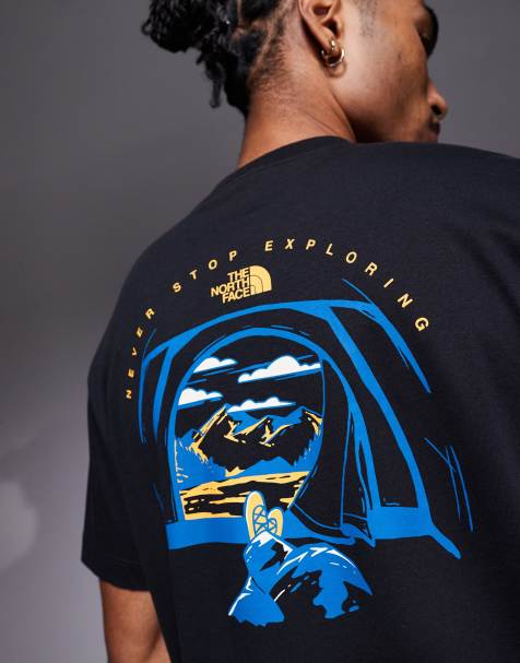 The North Face Evolution tent back print T-shirt in black - view 1