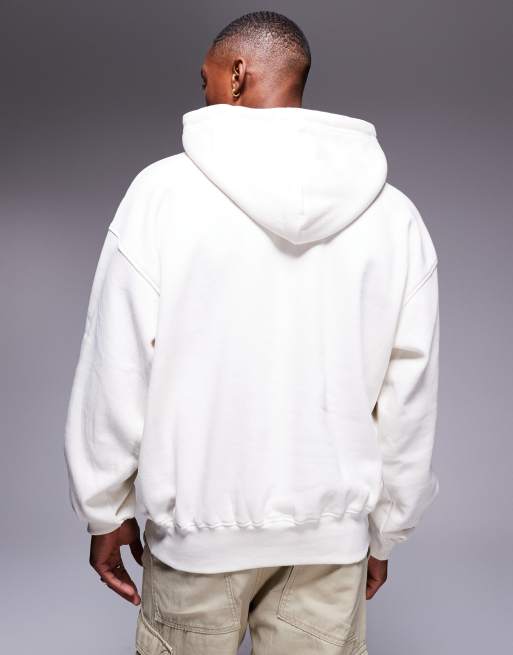 The North Face Evolution vintage pullover hoodie in white dune