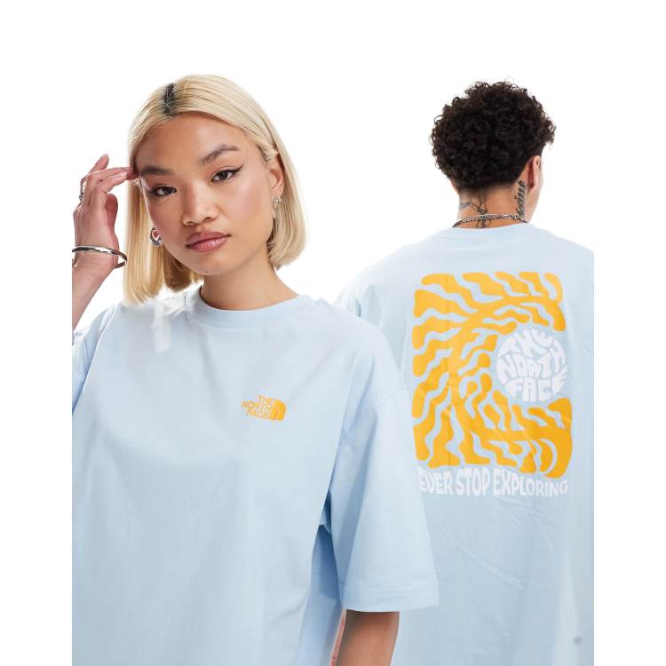 THE NORTH FACE★M EXOTIC DAYS SS TEE OVERSIZED★NF0A8EADCPT The North Face Exotic Days backprint oversized t-shirt in
