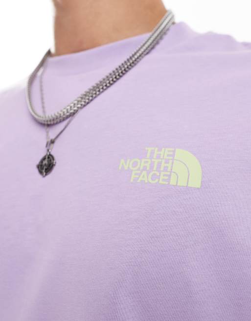 THE NORTH FACE◆Exotic Days backprint Tシャツ LILAC 送料込 The North Face Exotic Days backprint oversized t-shirt in