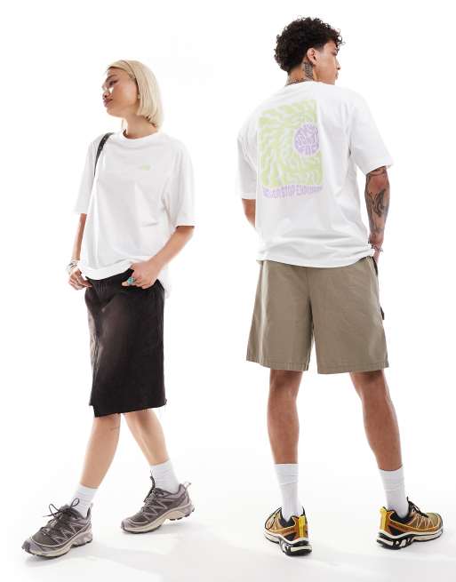 THE NORTH FACE◆Exotic Days backprint Tシャツ WHITE 送料込 The North Face Exotic Days backprint oversized t-shirt in