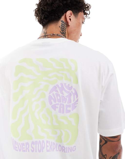 THE NORTH FACE◆Exotic Days backprint Tシャツ WHITE 送料込 The North Face Exotic Days backprint oversized t-shirt in