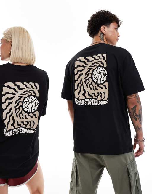 The North Face - Exotic Days - Oversized t-shirt med print på ryggen i sort