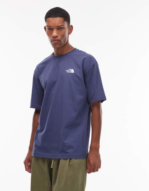 The North Face Expedition backprint oversized t-shirt in blue - view 1