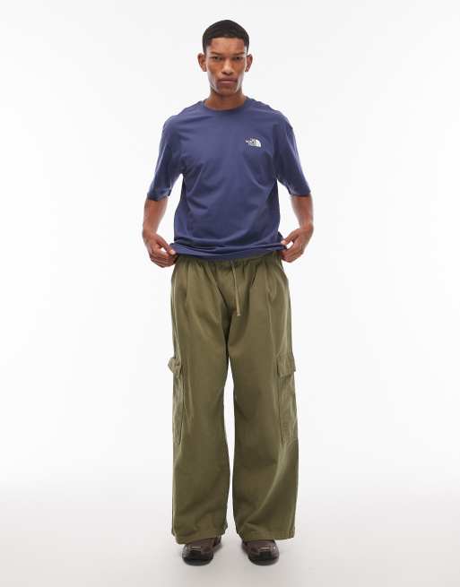 The North Face Expedition backprint oversized t-shirt in blue, 2 of 5