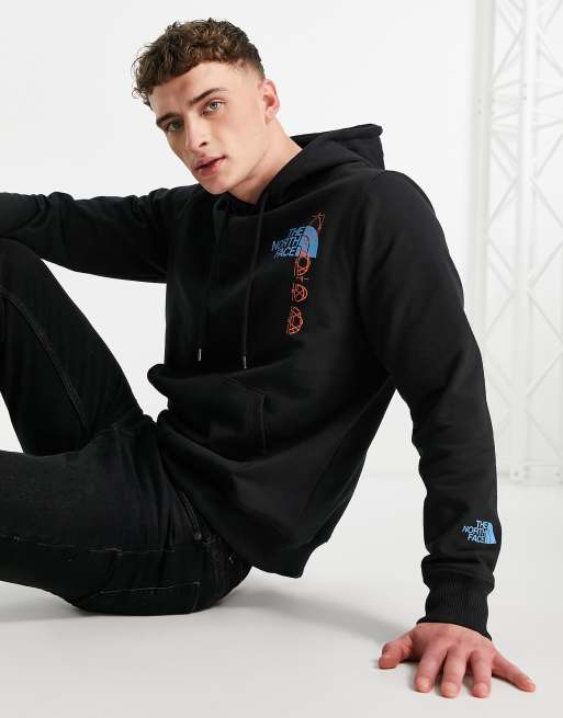 The North Face Expedition Graphic hoodie in blackthe north face graphic hoodie