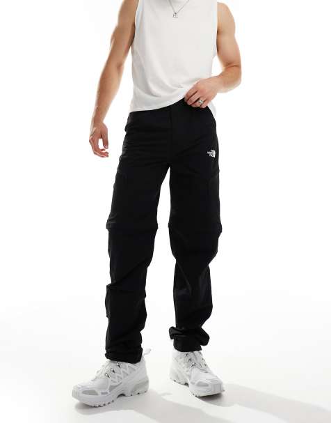 The North Face – Exploration Convertible – Schmal zulaufende Cargohose in Schwarz - view 1