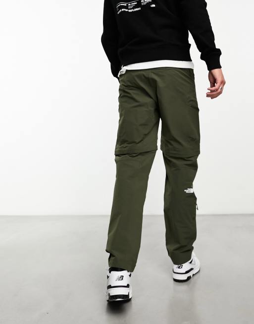 The North Face - Exploration - Pantalon convertible fuselé style fonctionnel à fermetures éclair - Kaki, 2 de 4