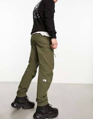 The North Face The North Face Exploration regular fit tapered utility trousers in khaki-Green