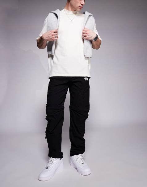 The North Face - Exploration - Sorte og tapered utility-bukser med aftageligt ben - view 1