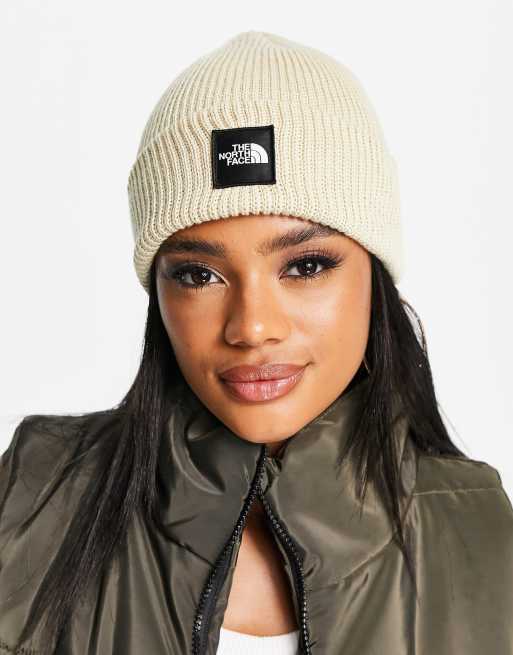 bonnet the north face beige