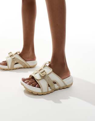 The North Face - Explore Camp - Offwhite og chunky sliders - view 1