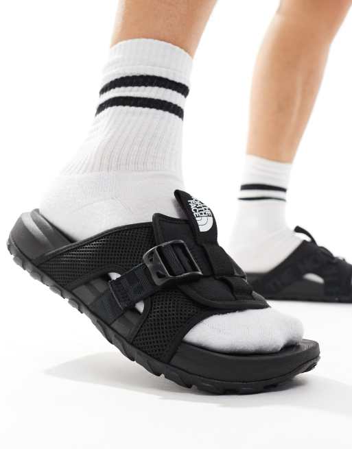 The North Face Explore Camp slides in black | ASOS