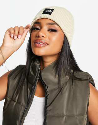 The North Face - Explore - Strickmütze in Beige-Neutral