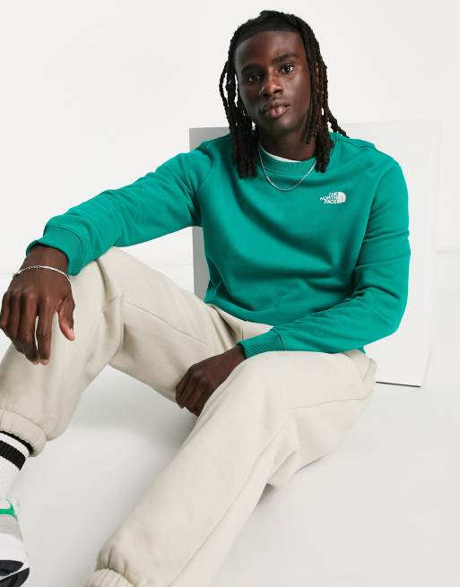 North face green clearance sweater