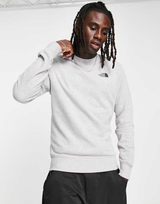 The North Face Exploring Circle back print sweatshirt in grey Exclusive at  ASOS