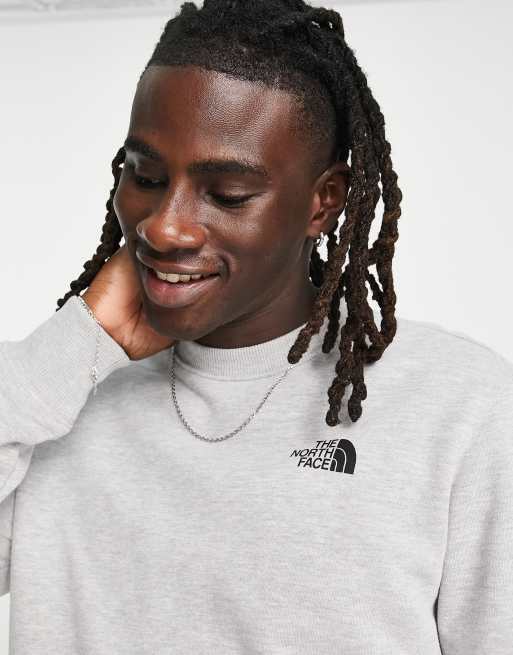 The North Face Exploring Circle back print sweatshirt in grey Exclusive at ASOS, 3 of 4