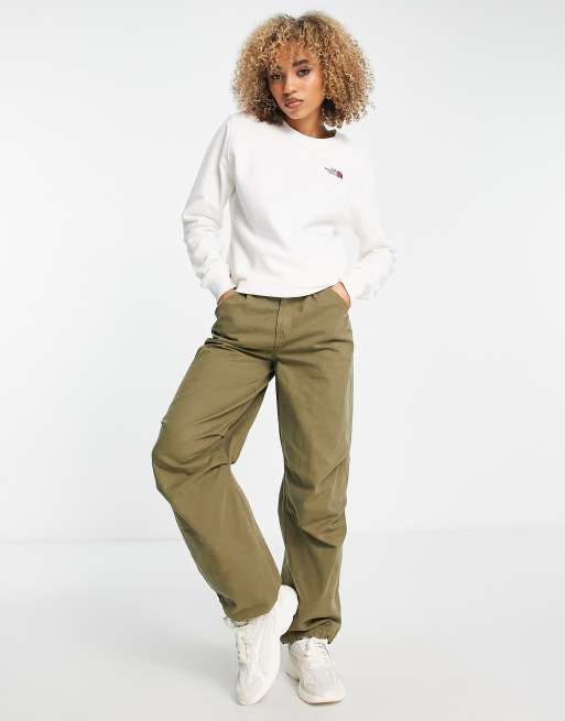 The North Face - Exploring Circle - Sweatshirt met print op de achterkant in gebroken wit, exclusief bij ASOS, 3 van 4