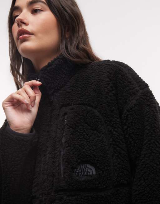 The North Face Extreme Pile 1/2 zip fleece in black, 3 of 4