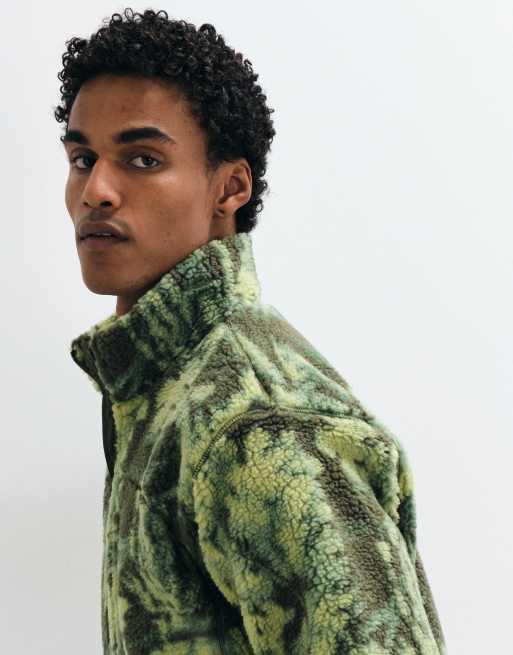 The North Face Extreme Pile 2 fleece med fuld lynlås i khaki-print, 4 af 5