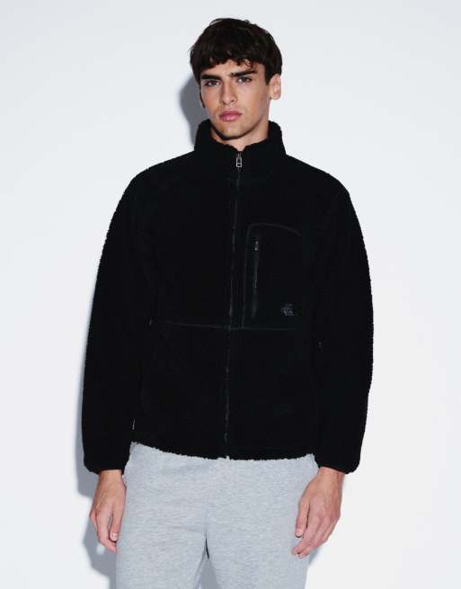 The North Face Extreme Pile 2 full zip fleece in black, 5 of 5