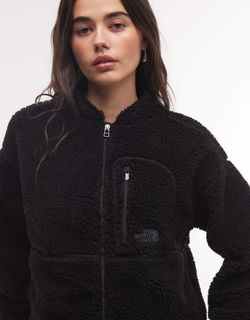 The North Face Extreme Pile 2 full zip fleece in black, 3 of 4