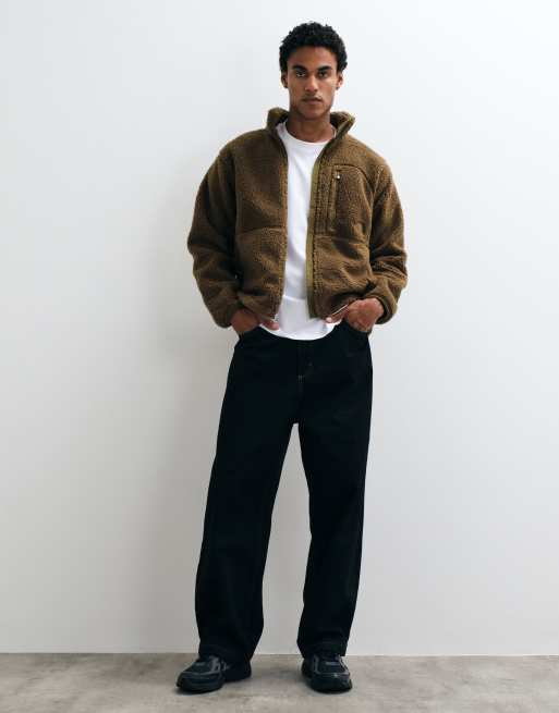 The North Face Extreme Pile 2 full zip fleece in khaki, 3 of 5